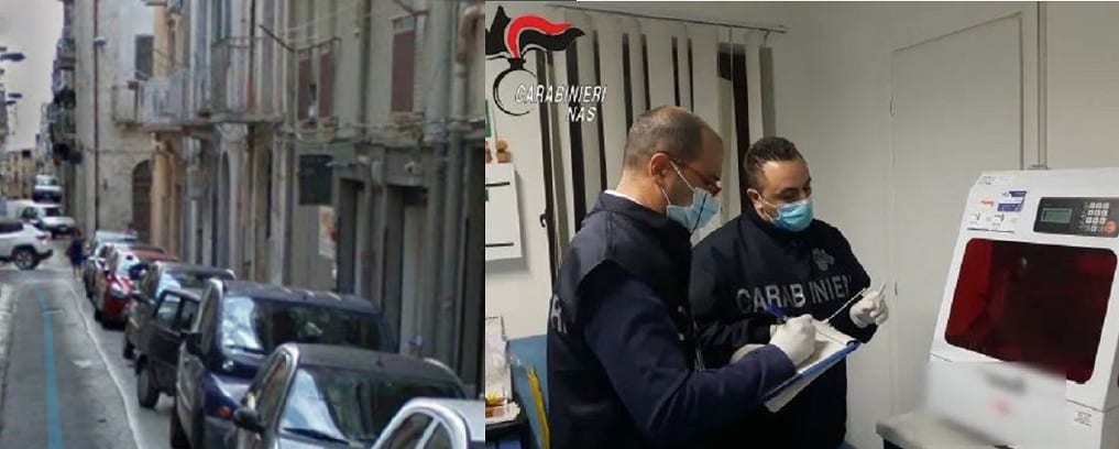 Alcamo, perquisizioni del NAS per laboratorio di analisi. Dramma di una donna ed esposto in Procura