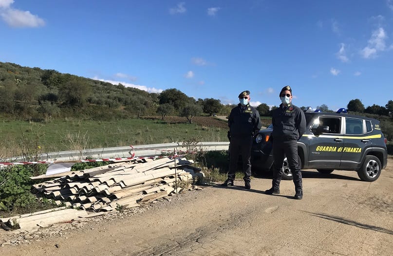 Discarica abusiva a Corleone con 300 chili di eternit. Avviata bonifica