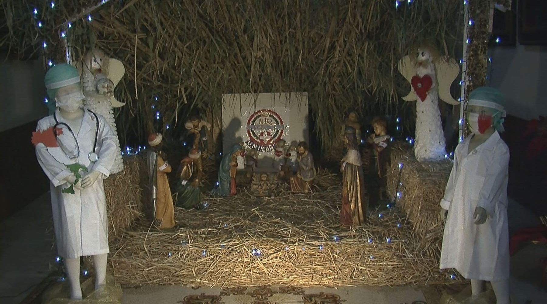 Alcamo, particolare presepe realizzato da Unitalsi