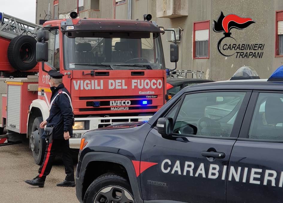 Petrosino, incendio in abitazione. Salvati due bimbi piccoli