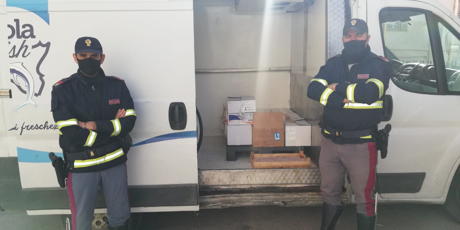Trasporto a +13°, Polstrada di Alcamo sequestra 116 chili di pesce fresco e congelato