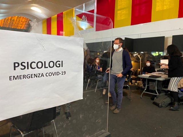 Servizio di supporto psicologico alla fiera del Mediterraneo