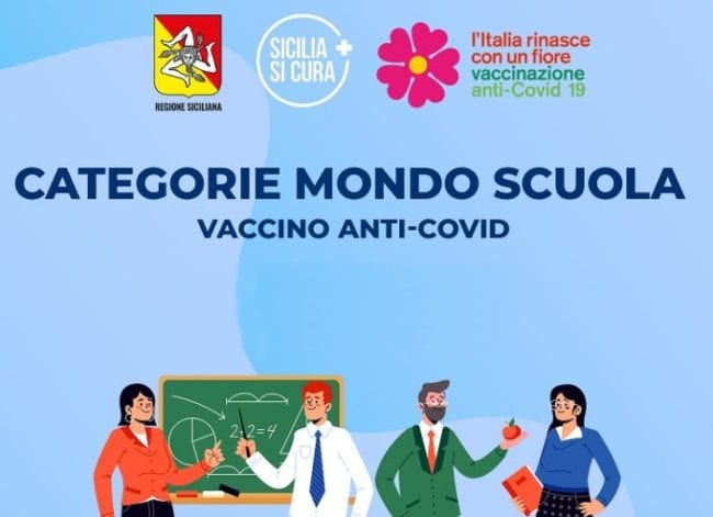 Vaccino anticovid. Al via per docenti e personale scolastico