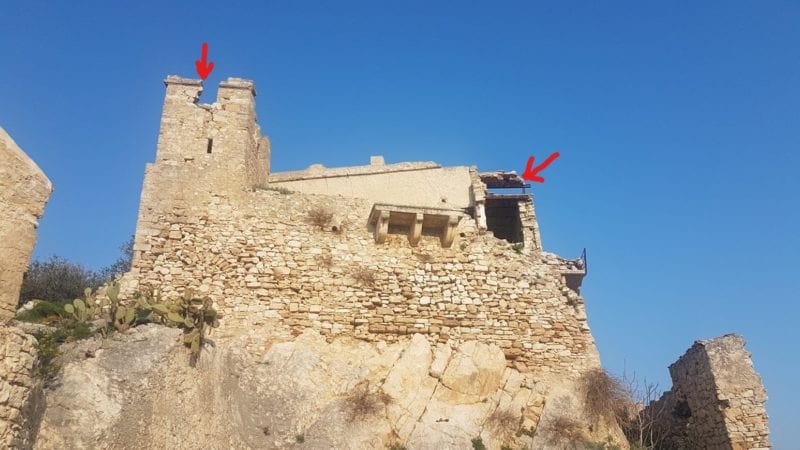 Ancora mini crolli al Castello di Calatubo. Necessari interventi urgenti