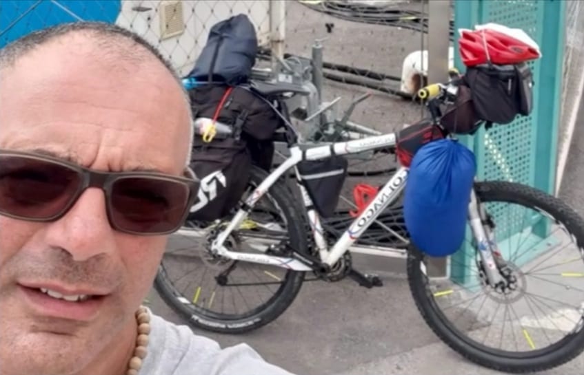 Altra impresa del 'borgettano' Cali', ad aprile un mese di cammino lungo la Trasversale Sicula