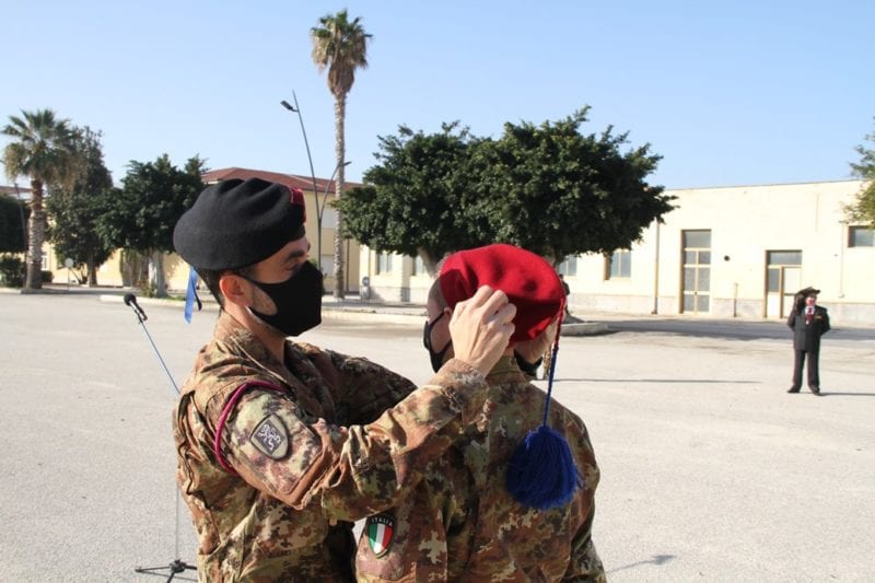 Cerimonia di consegna del “fez” ai nuovi Bersaglieri del 6° Reggimento a Trapani