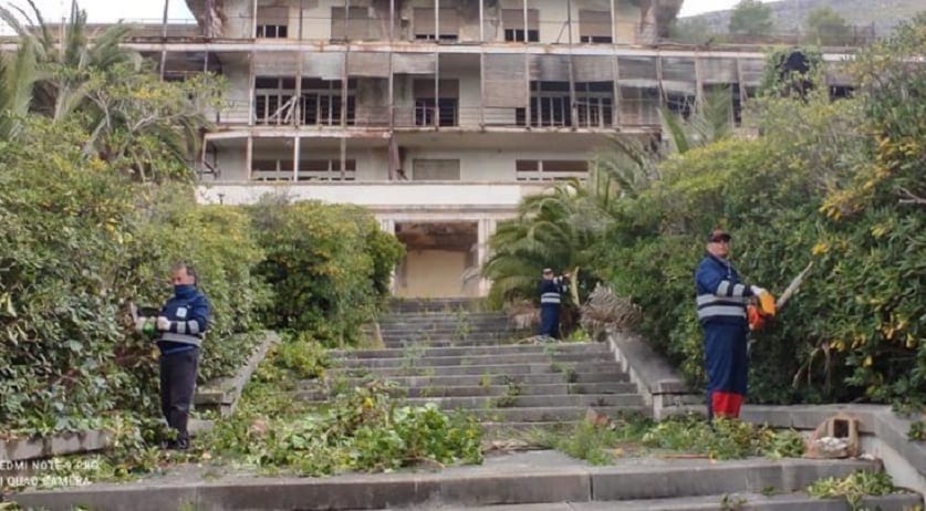 Pineta ex sanatorio, primo intervento di manutenzione dopo 40 anni
