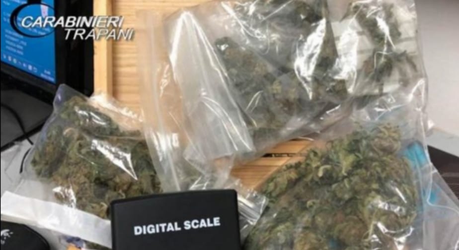 Arrestato percettore del reddito di cittadinanza. Aveva mezzo chilo di marijuana
