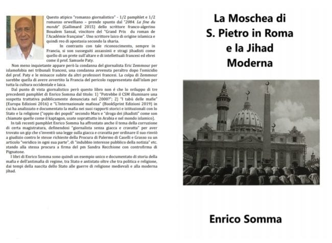 La pericolosità del fanatismo islamico in un libro di Enrico Somma