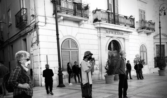 In ricordo di Peppino Impastato, manifestazione spontanea ad Alcamo