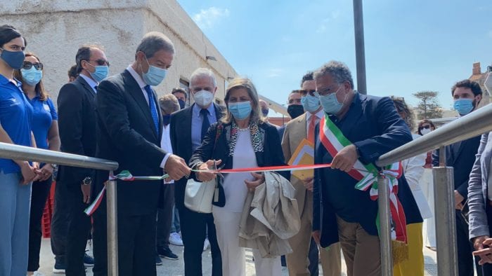 Il Presidente Musumeci inaugura la stazione marittima dell’isola di Favignana