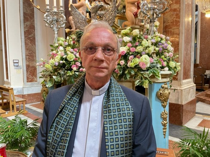 Il saluto di don Aldo Giordano: “Belli anni ad Alcamo in chiesa Madre”