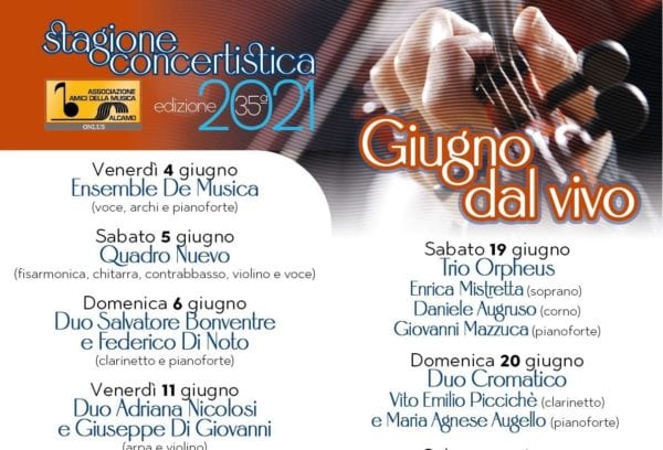 Alcamo. Amici della musica. Fine settimana ricco di concerti al Marconi