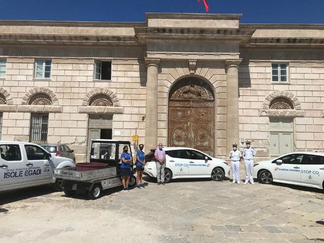 Mobilità sostenibile, tre nuove auto consegnate a Favignana alla capitaneria di Porto di Trapani