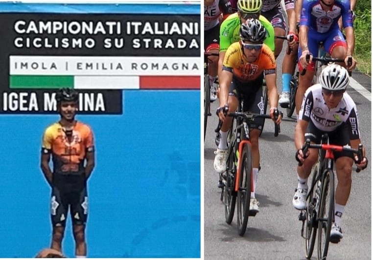 Ciclismo, traguardo storico. Un alcamese al Campionato Italiano Prof. con Nibali e Caruso