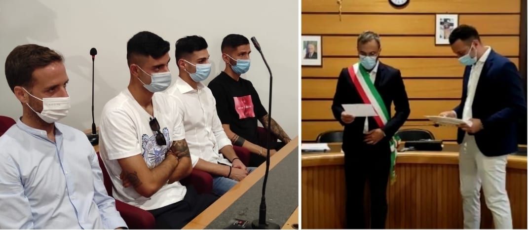 Riconoscimenti alle 'eccellenze' alcamesi del calcio. Sindaco consegna pergamene