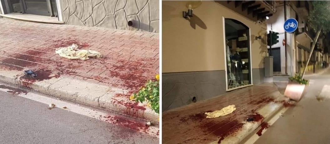 "Duello" cruento in centro, ad Alcamo, con tanto sangue. Tre punti di sutura per tunisino