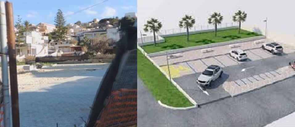 Parcheggio ad Alcamo Marina, dopo due mesi ripartono i lavori. Domani posa dell'asfalto