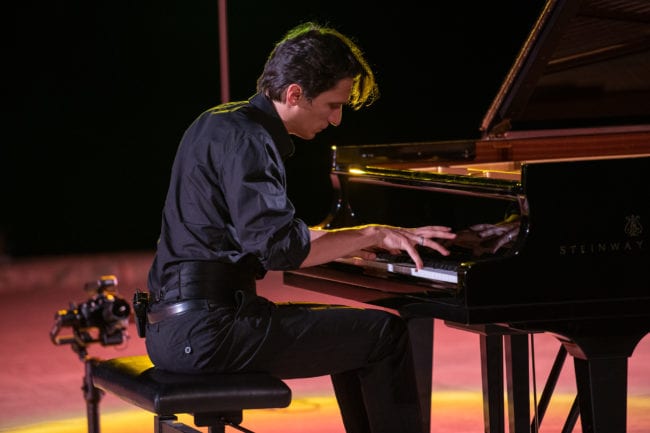 Teatro antico di Segesta. Concerto del pianista Alexander Romanovsky