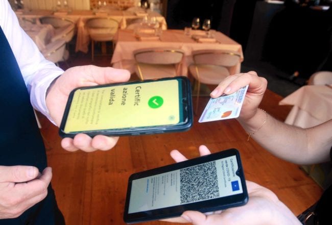 Green pass, a Castelvetrano cinque persone multate dai carabinieri