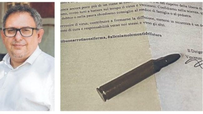 Alcamese il preside minacciato per avere invitato alla vaccinazione