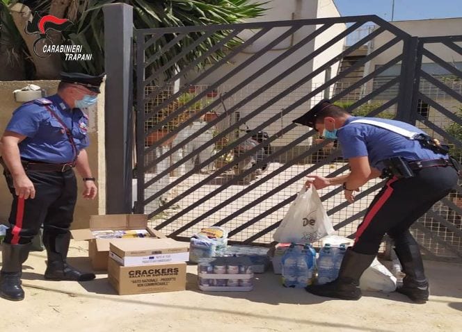 In quarantena perché positivo al covid resta senza spesa. Aiutato dai carabinieri di Mazara del Vallo