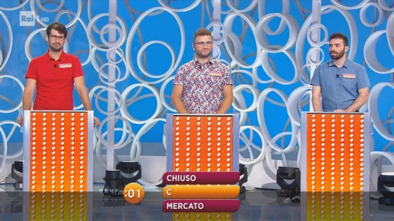 Tre alcamesi partecipano al programma "reazione a catena" ma non superano le campionesse