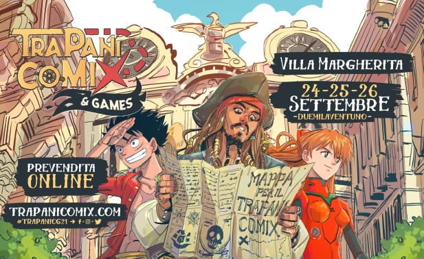 Trapani Comix and Games. Il festival del fumetto torna dal 24 al 26 settembre