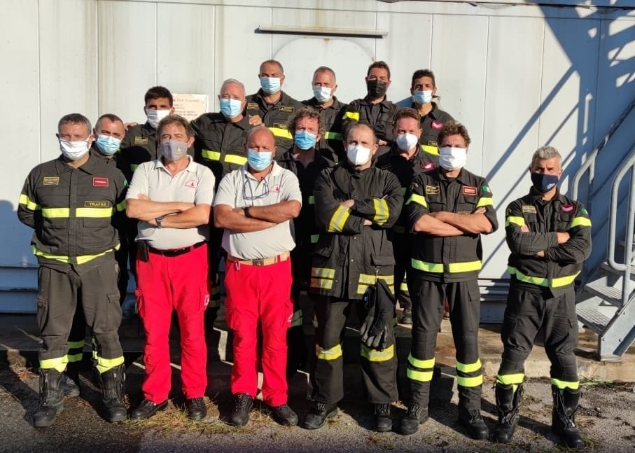 12 vigili del fuoco superano, a Gioia Tauro, corso “Antincendio Navale”