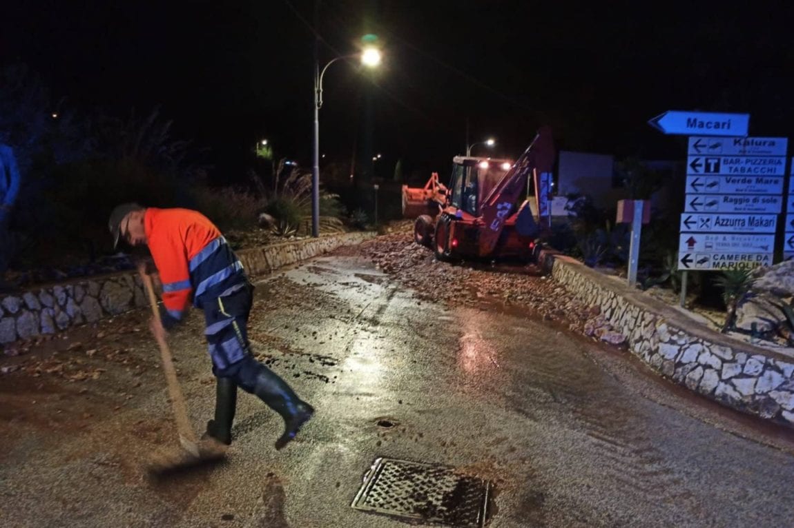 Emergenza piogge. Bomba d’acqua su Makari e San Vito