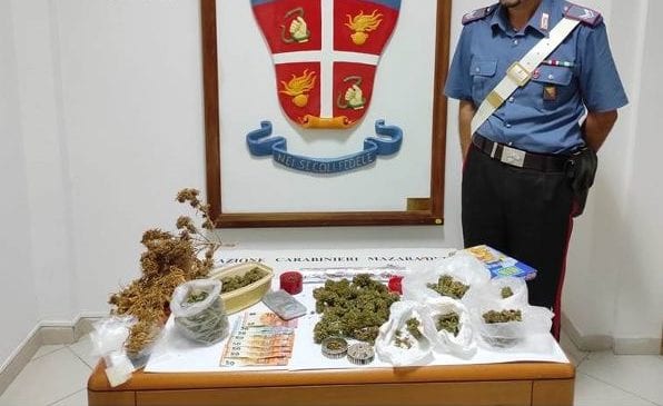 Mazara del Vallo, detenzione di droga. Arrestato un uomo di 45 anni