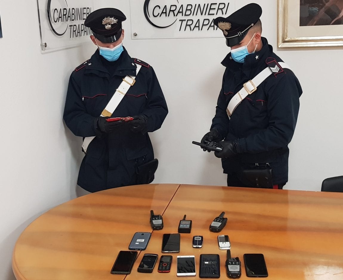 Rapine e furti in provincia di Trapani, sequestrate apparecchi per non essere intercettati (VIDEO)