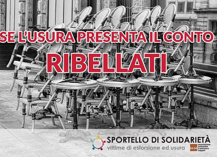 Antiracket, "Sportello di Solidarietà" incrementa le attività. “Ribellatevi all’usura”