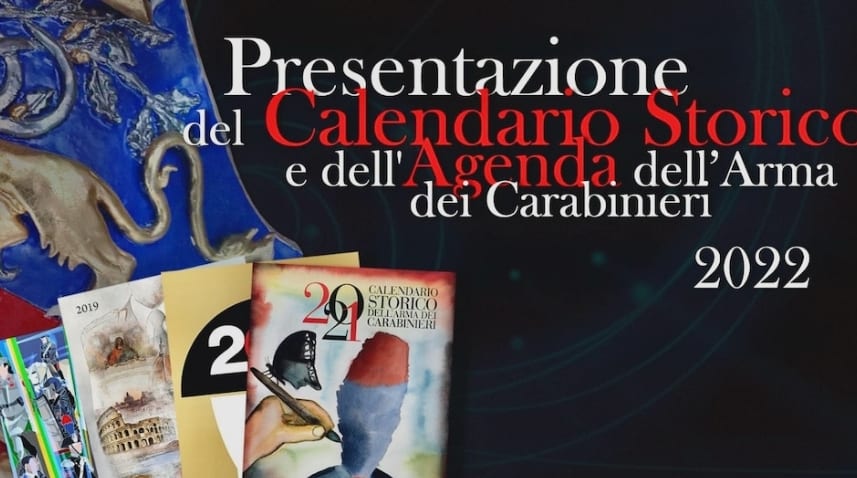 Presentato “Calendario Storico 2022” dei Carabinieri, racconti del ‘gialiista’ Carlo Lucarelli