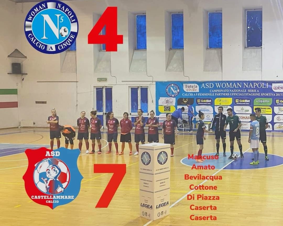 Calcio a 5, il Castellammare torna a vincere in A/2 femminile