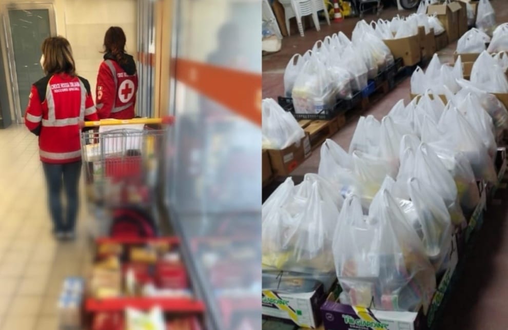 Alcamo, Croce Rossa in aiuto di centinaia di famiglie. Banco Alimentare e 'Carrello Solidale'