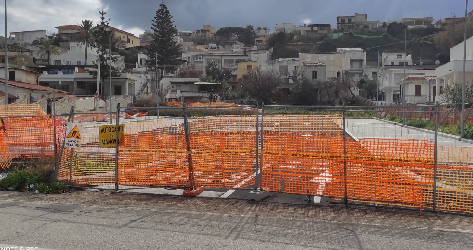 Parcheggi ad Alcamo Marina, cantiere ‘lumaca’. Tempi raddoppiati