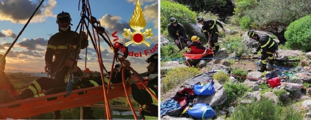 Vigili del Fuoco siciliani, tutti idonei al corso 'SAF-Basico'. Prove pratiche molto difficili