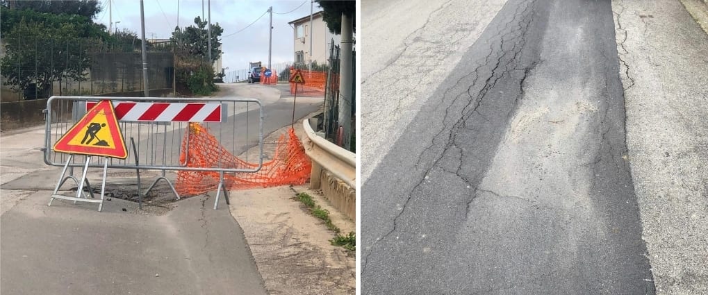 Via Kennedy, lavori finiti a luglio. Cede già sede stradale