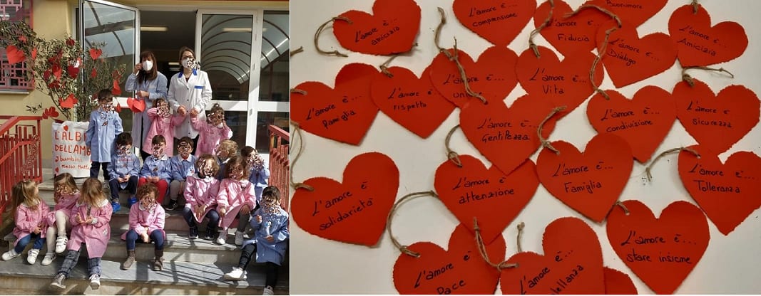 ‘L’albero dell’amore’, emozioni e sentimenti dei bimbi della materna di Balestrate