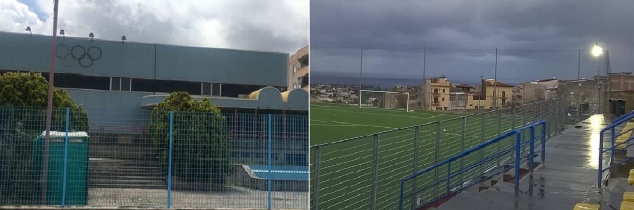 Impianti sportivi, lavori in corso al PalaTreSanti. Sopralluoghi al ‘S. Ippolito’ (VIDEO)