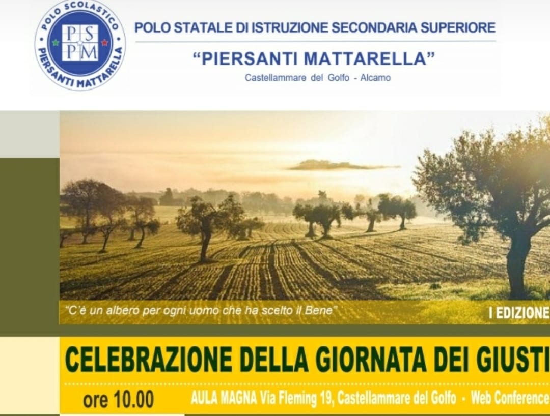 "Giornata dei Giusti", iniziativa al 'Piersanti Mattarella'. Premi per adozione di un 'giusto'