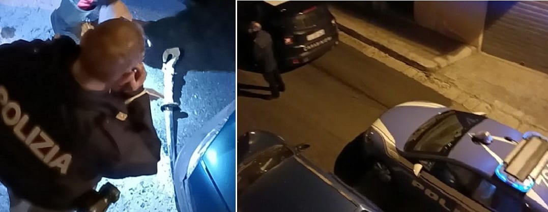 'Faccia e faccia' fra ex fidanzati, urla e rissa in strada. Polizia trova e sequestra una sciabola