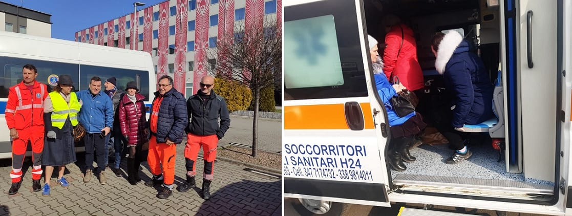 Gruppo Soccorritori, missione a compiuta a Leopoli. Consegnati beni e salvati quattro profughi