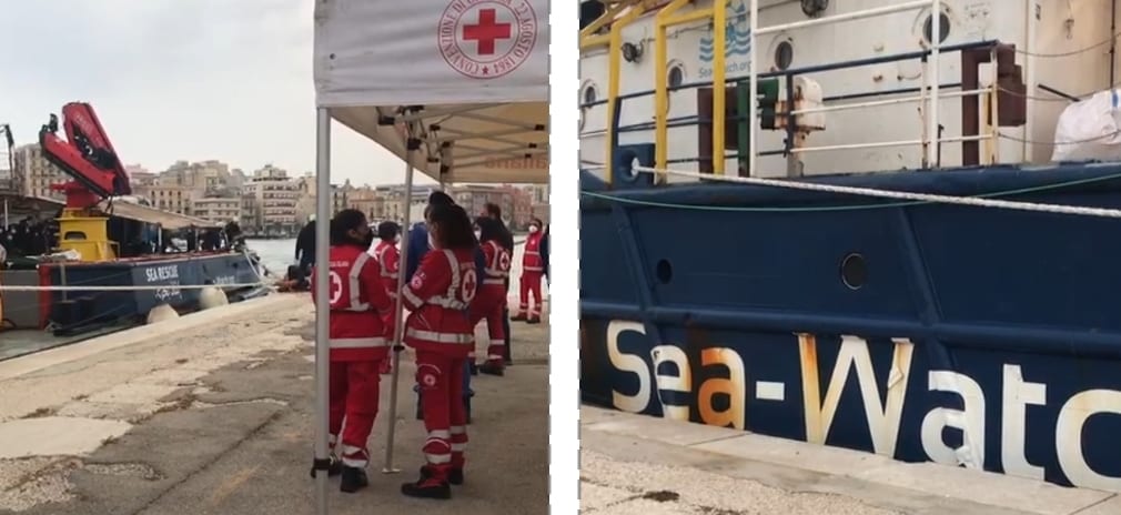 ‘Sea Watch 3”, sbarcano 201 migranti a Trapani. Alcuni testimoni di annegamenti