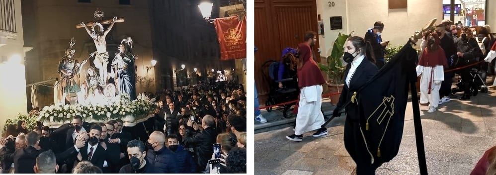 Annacate, ciaccole e vutati. I Misteri riportano a Trapani la grande folla