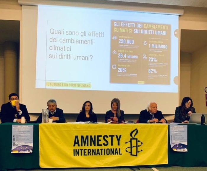 Diritti umani e repressione crimini ambientali. Convegno al Marconi di Alcamo organizzato da Amnesty