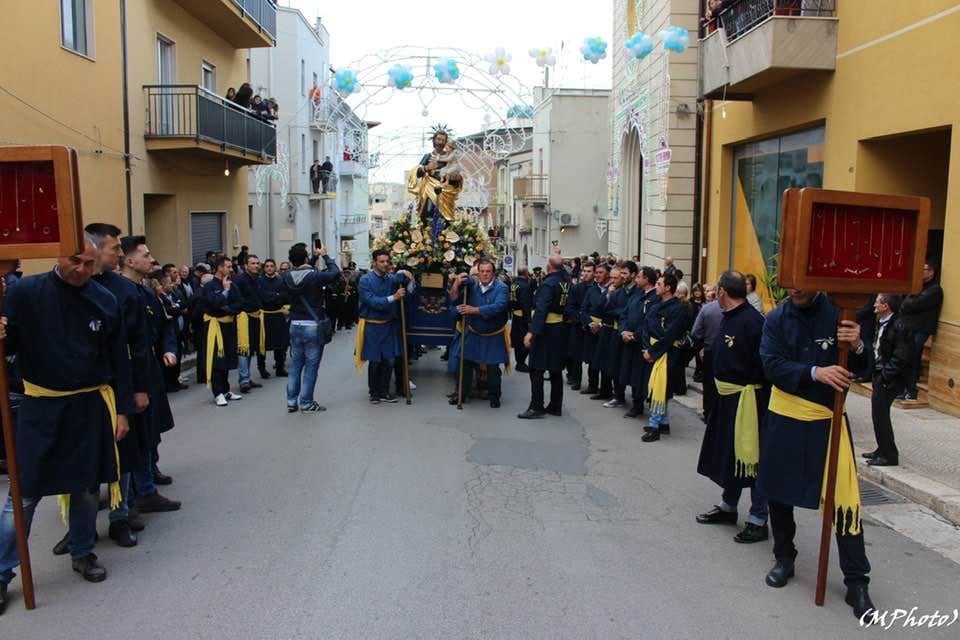 Processione ad Alcamo per San Giuseppe Lavoratore