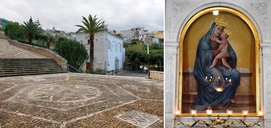 Maggio, ad Alcamo, dedicato ai pellegrinaggi al Santuario. C'è chi li effettua a piedi scalzi