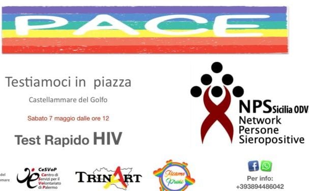 Test gratuito HIV e per tutti a Castellammare del Golfo. Evento in programma anche ad Alcamo